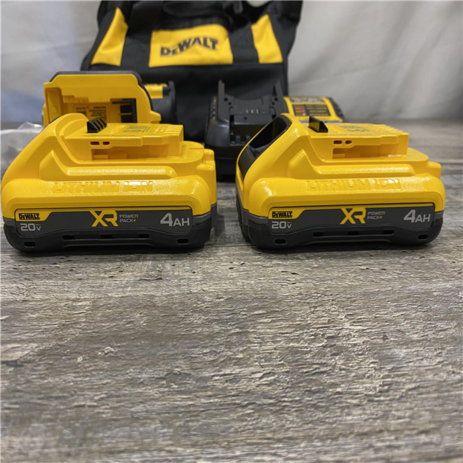AS-IS DEWALT 20V XR Lithium-Ion Cordless Brushless 1/2 in. Drill/Driver Kit