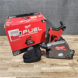 HOUSTON LOCATION - AS-IS Milwaukee FUEL 18V Lithium-Ion Cordless Brushless 6-1/2 in. Plunge Cut Track Saw (Tool-Only)