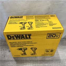 NEW - DEWALT 20V MAX Cordless Drill/Impact 2 Tool Combo Kit