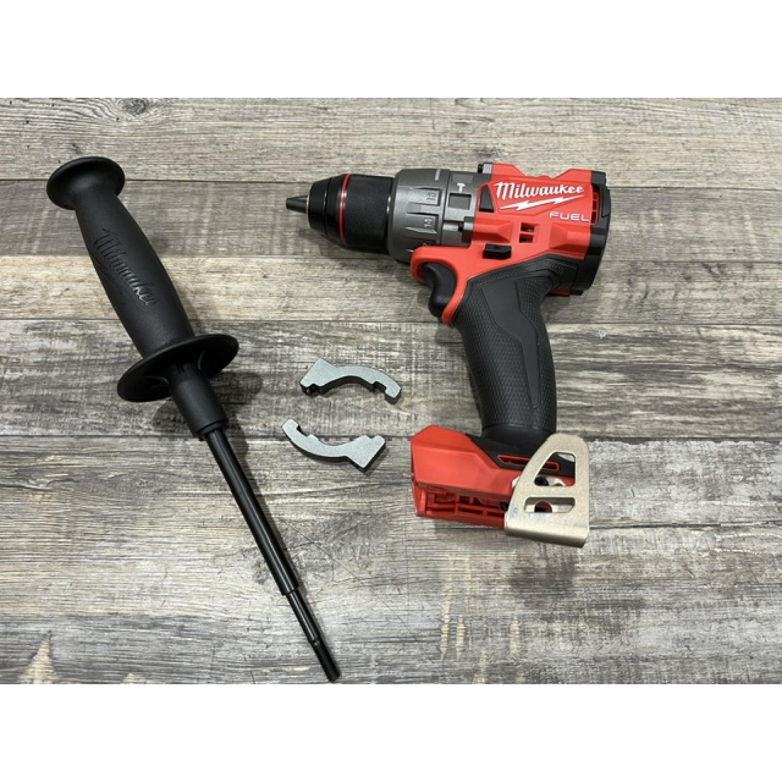 AS-IS Milwaukee FUEL 18V Lithium-Ion Brushless Cordless 1/2 in. Hammer Drill/Driver (Tool-Only)