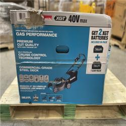 DALLAS LOCATION - Makita 40V max XGT Brushless Cordless 21 in. Walk Behind Self-Propelled Commercial Lawn Mower Kit (8.0Ah)