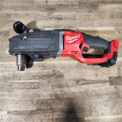 HOUSTON LOCATION - AS-IS Milwaukee M18 FUEL 18V Lithium-Ion Brushless Cordless GEN 2 SUPER HAWG 1/2 in. Right Angle Drill (Tool-Only)