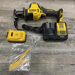 AS-IS DEWALT Atomic 20-Volt Maximum Cordless Brushless Compact Reciprocating Saw Kit