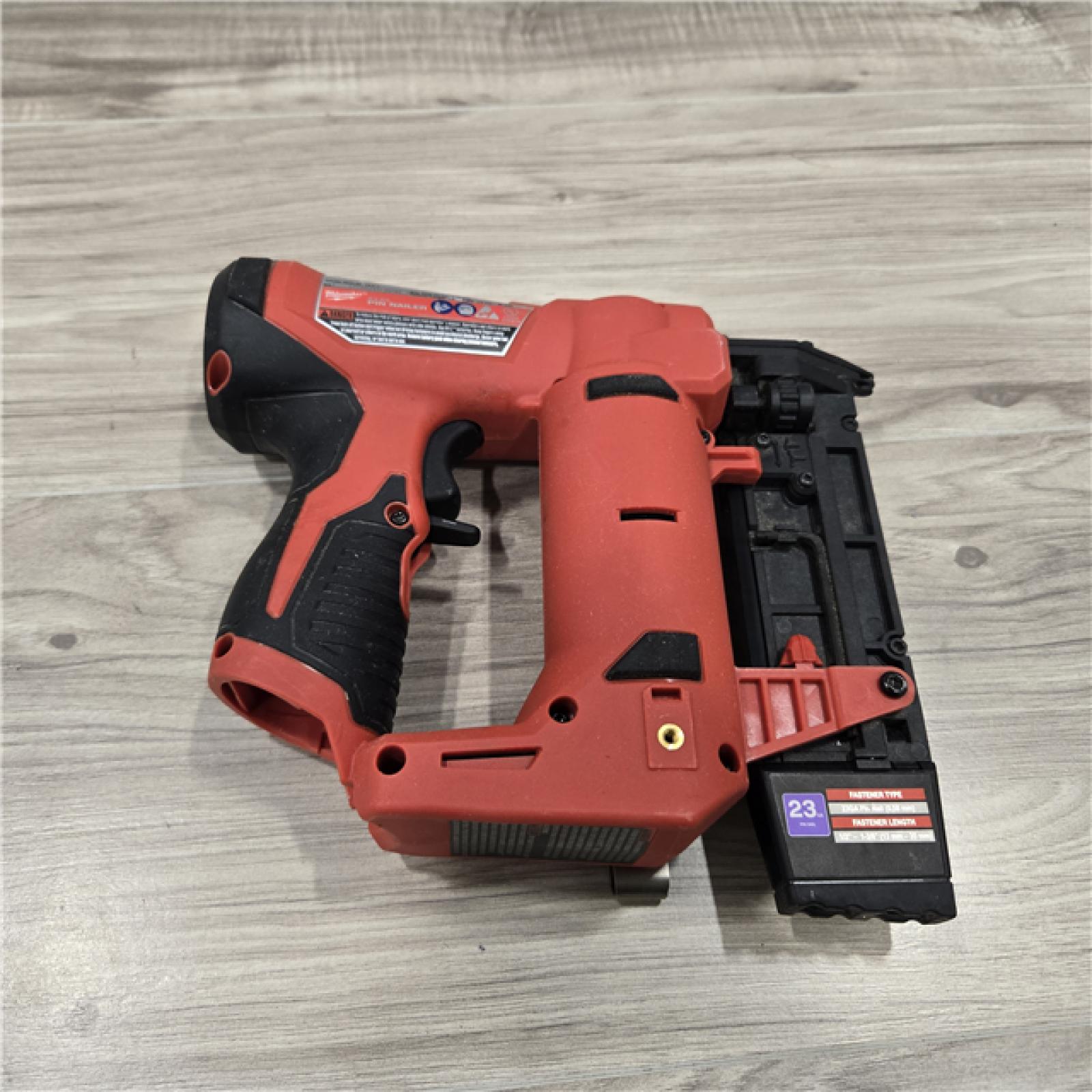 AS-IS Milwaukee 2540-20 12V 23 Gauge Cordless Pin Nailer (Tool Only)