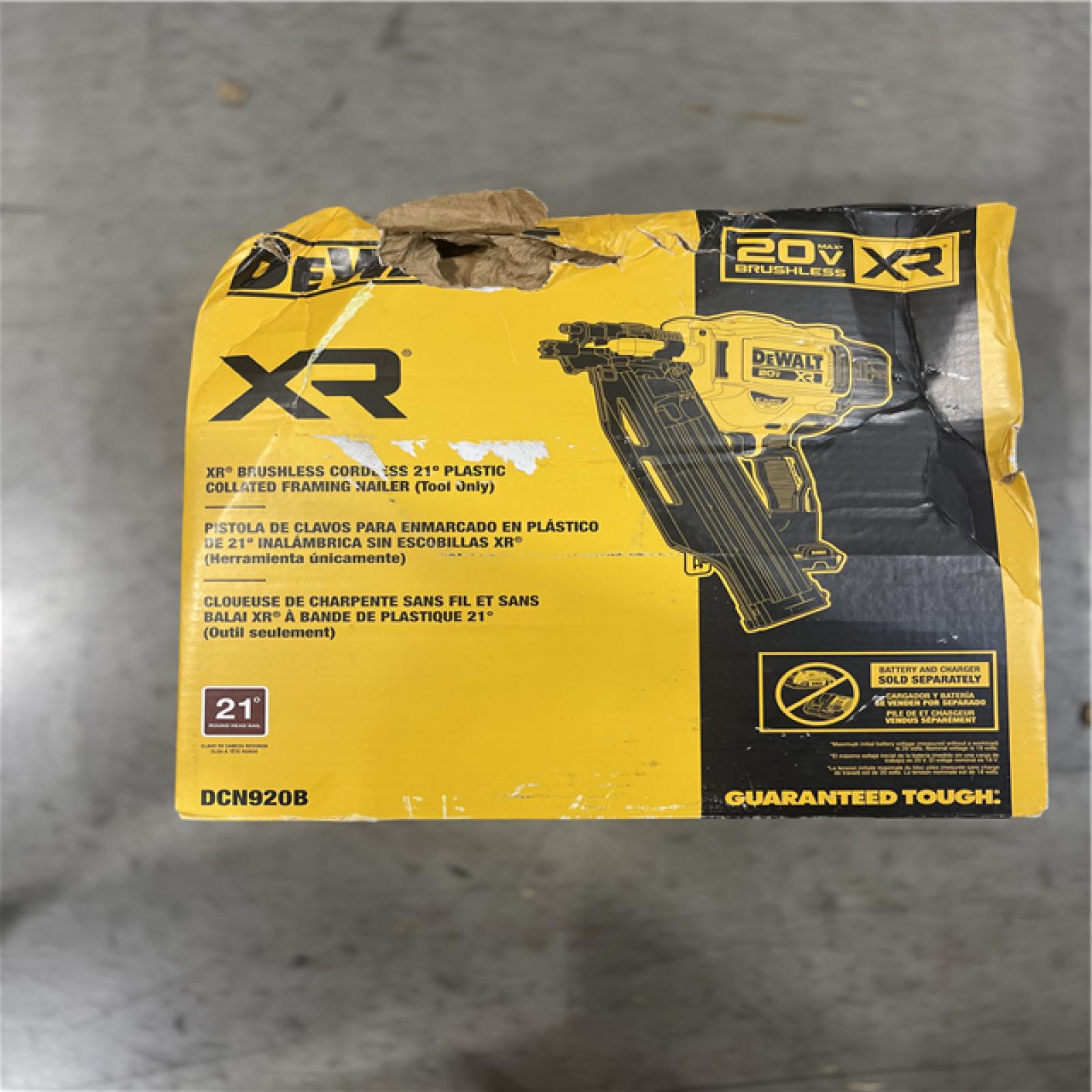 LIKE NEW! DEWALT 20-Volt 21° Cordless Framing Nailer (Tool-Only)