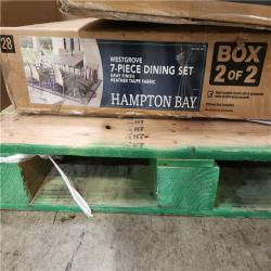 Phoenix LIKE NEW Hampton Bay Westgrove 7-Peice Metal Sling Outdoor Dining Set