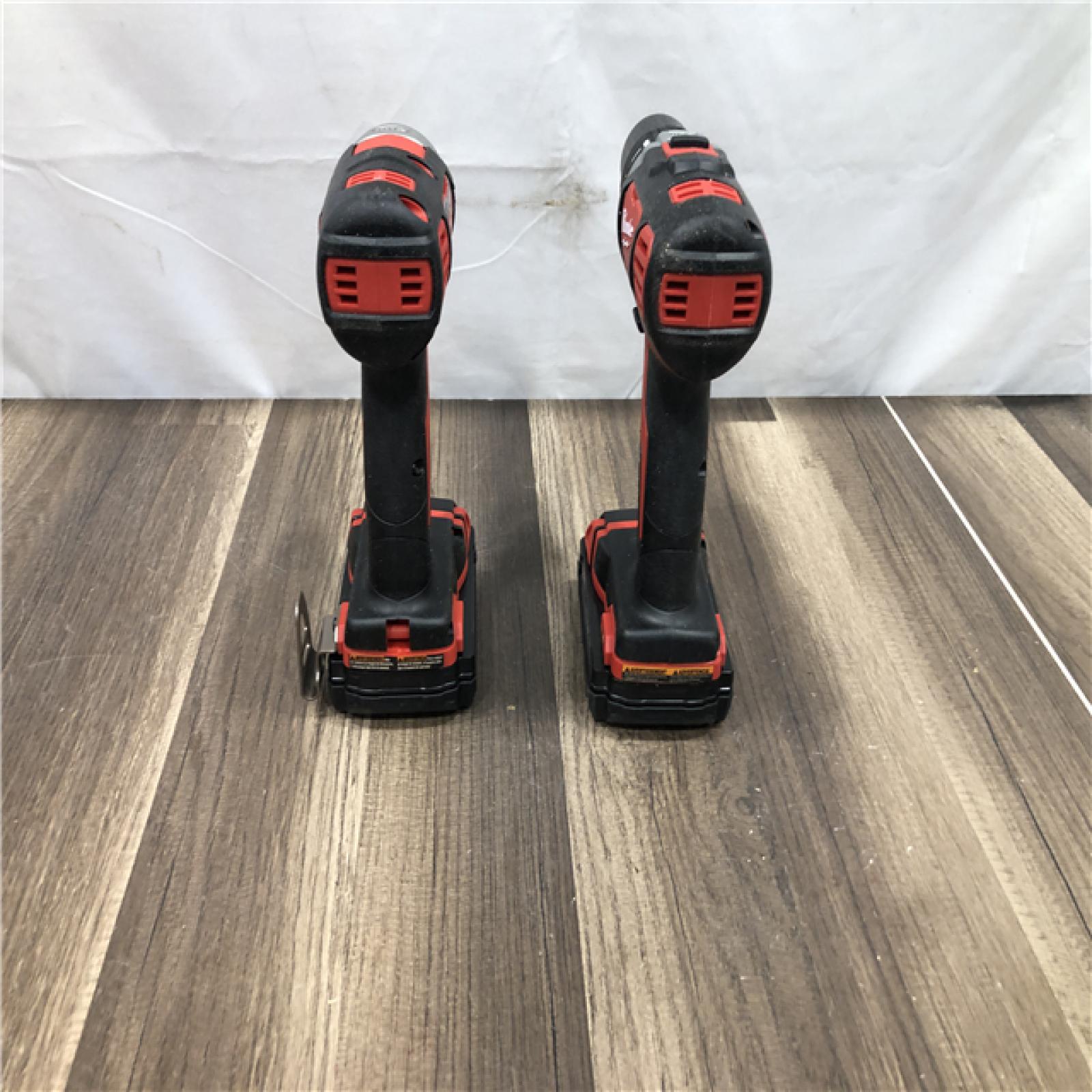 AS-IS Milwaukee 18V Lithium-Ion Cordless Drill Driver/Impact Driver Combo Kit