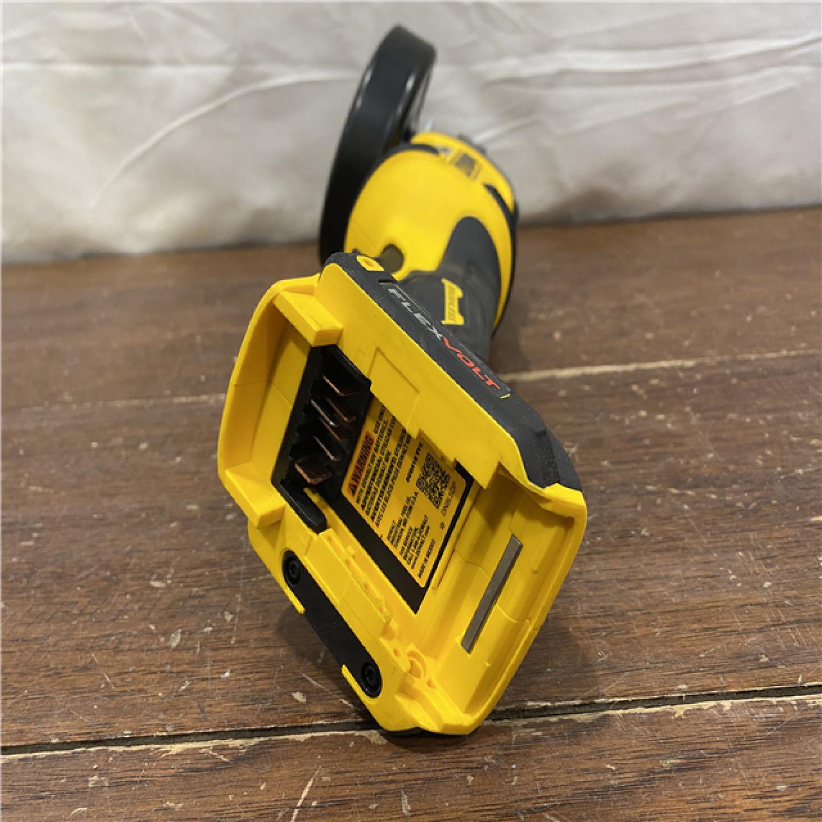 AS-IS DEWALT 60V MAX Cordless Brushless 4.5 in. to 6 in. Small Angle Grinder with Kickback Brake (Tool Only)