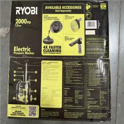 California NEW Ryobi 2000 PSI Electric Pressure Washer