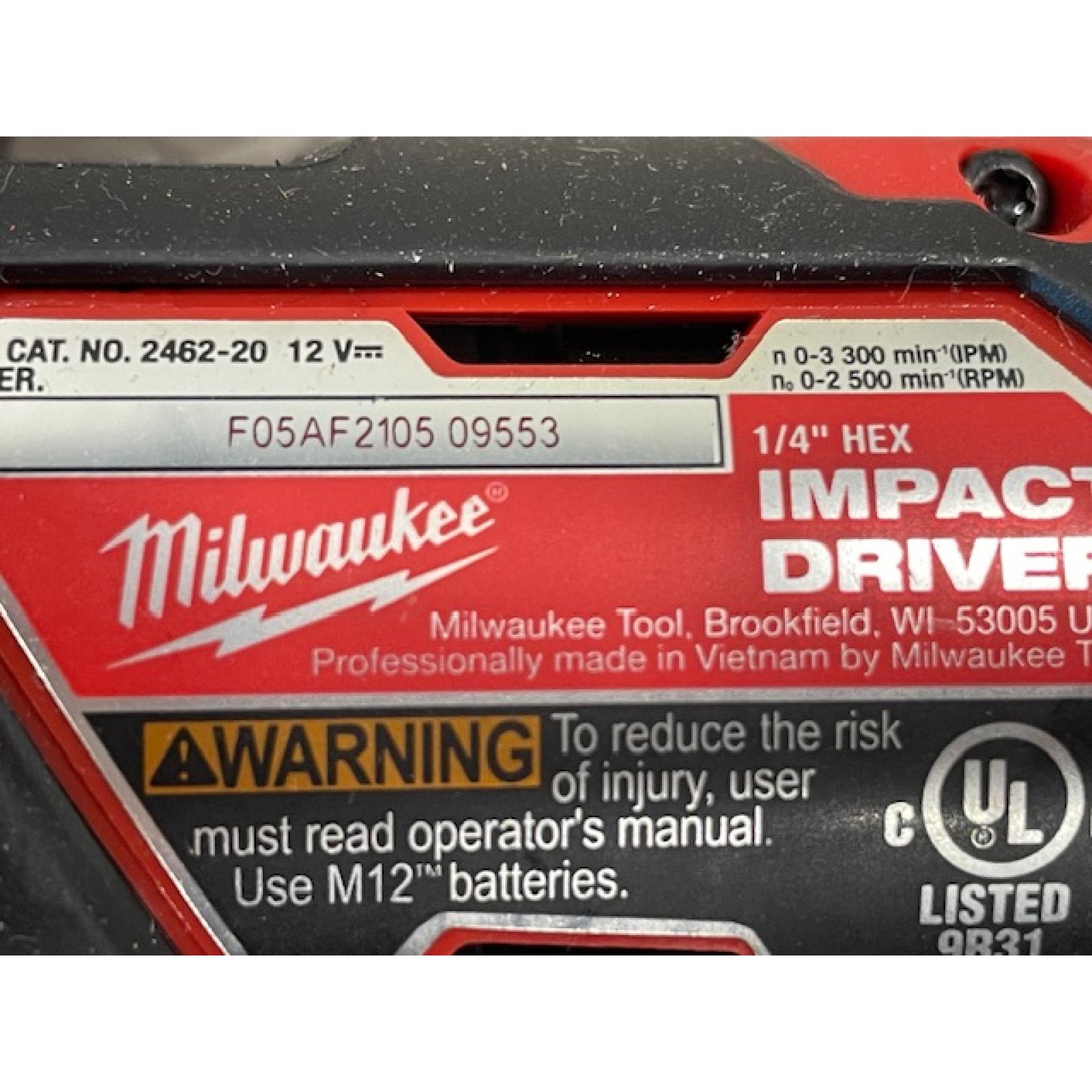 AS-IS Milwaukee FUEL 12-Volt Lithium-Ion Brushless Cordless Hammer Drill and Impact Driver Combo Kit