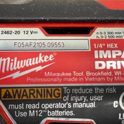 AS-IS Milwaukee FUEL 12-Volt Lithium-Ion Brushless Cordless Hammer Drill and Impact Driver Combo Kit