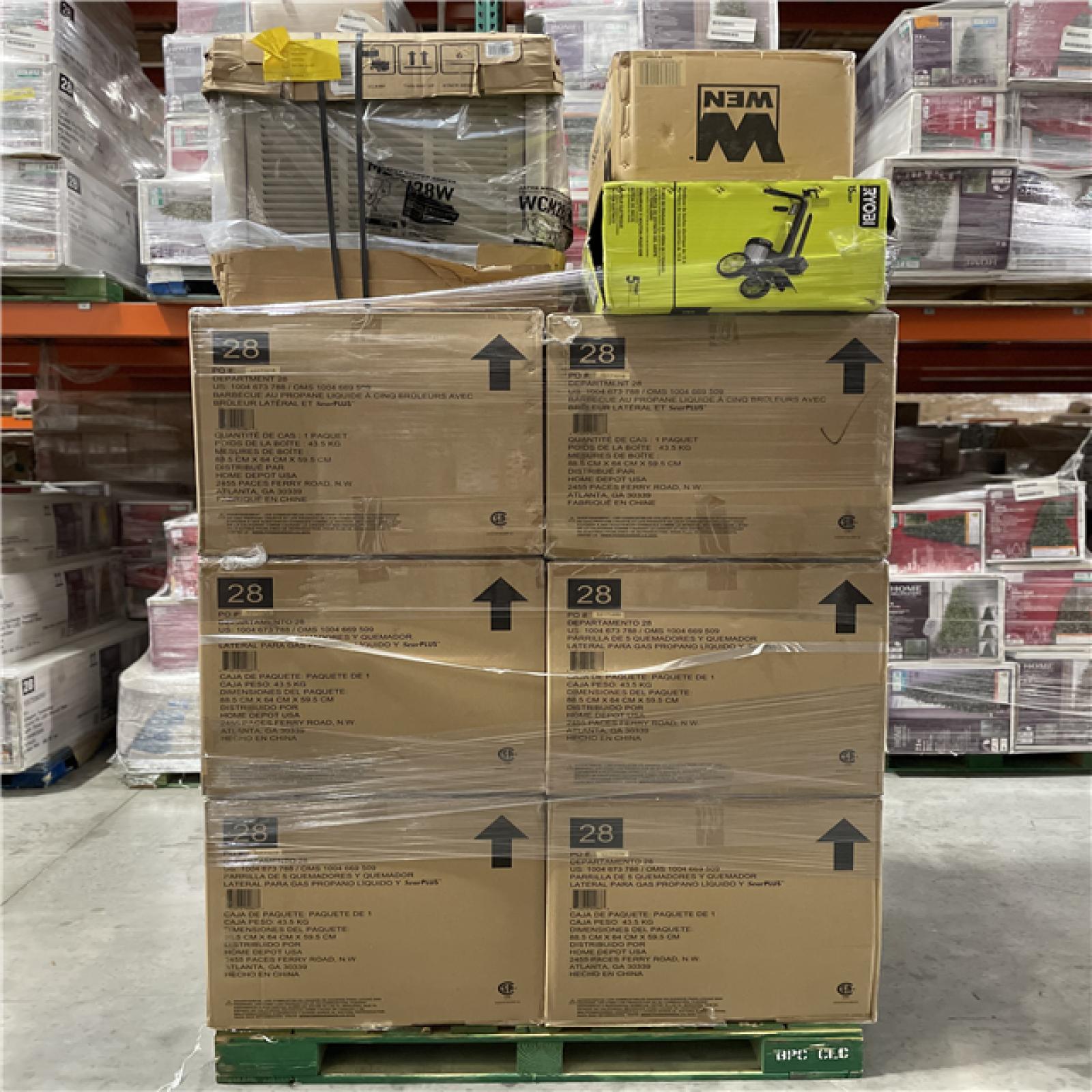 DALLAS LOCATION- AS-IS HOME IMPROVEMENT PALLET