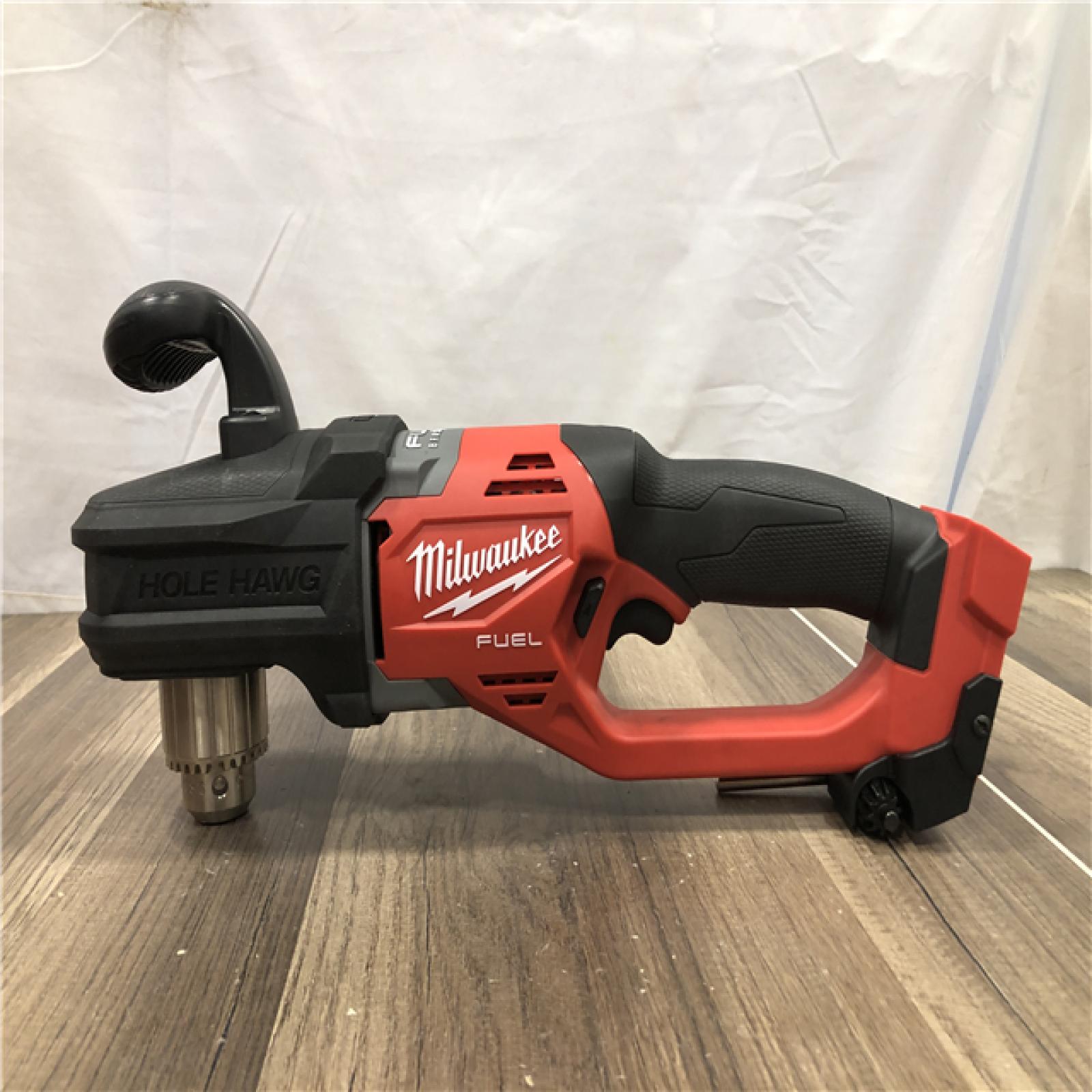 AS-IS Milwaukee FUEL GEN II 18V Lithium-Ion Brushless Cordless 1/2 in. Hole Hawg Right Angle Drill (Tool-Only)