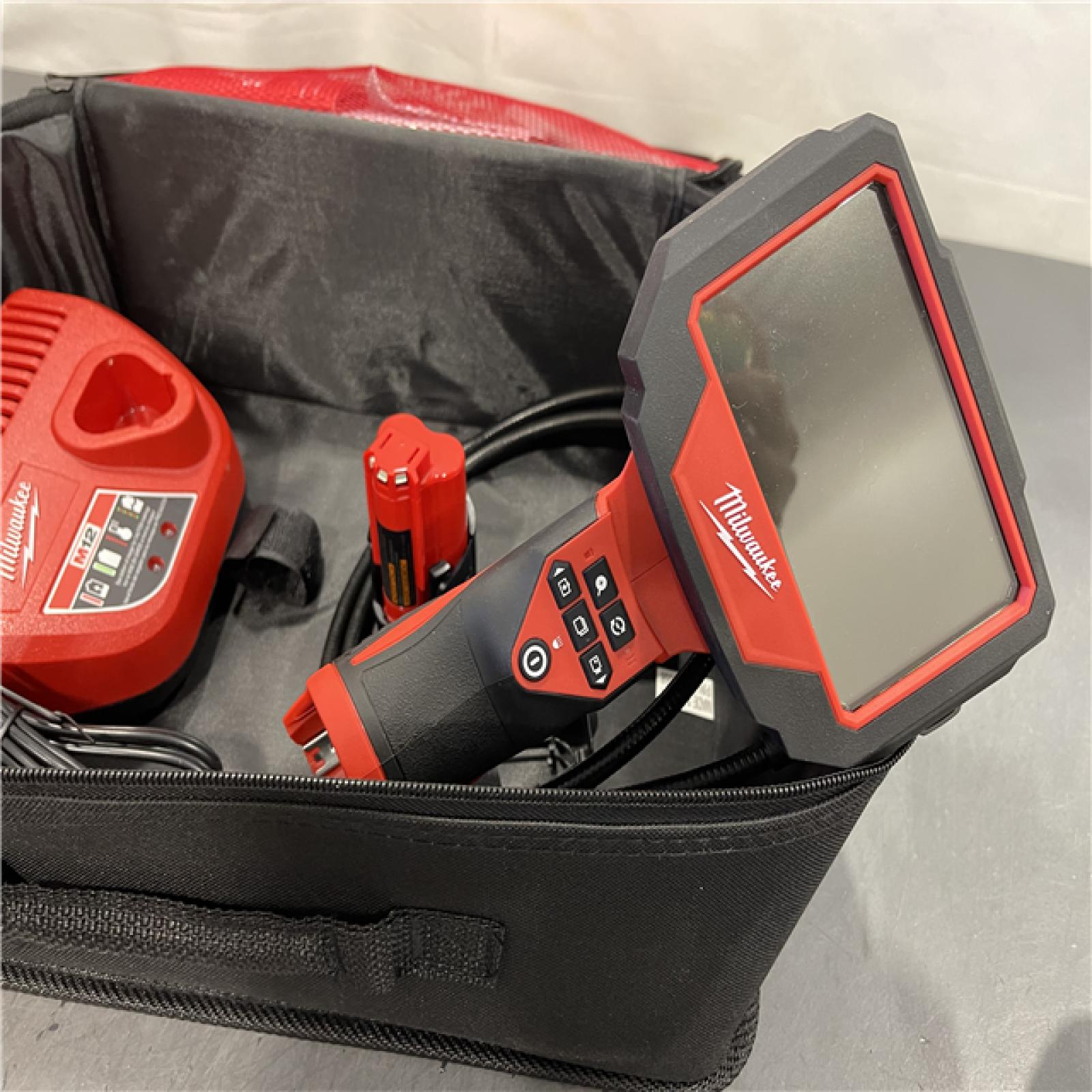 AS-IS - MILWAUKEE M12 12V Lithium-Ion Cordless M-SPECTOR 360-Degree 4 ft. Inspection Camera Kit