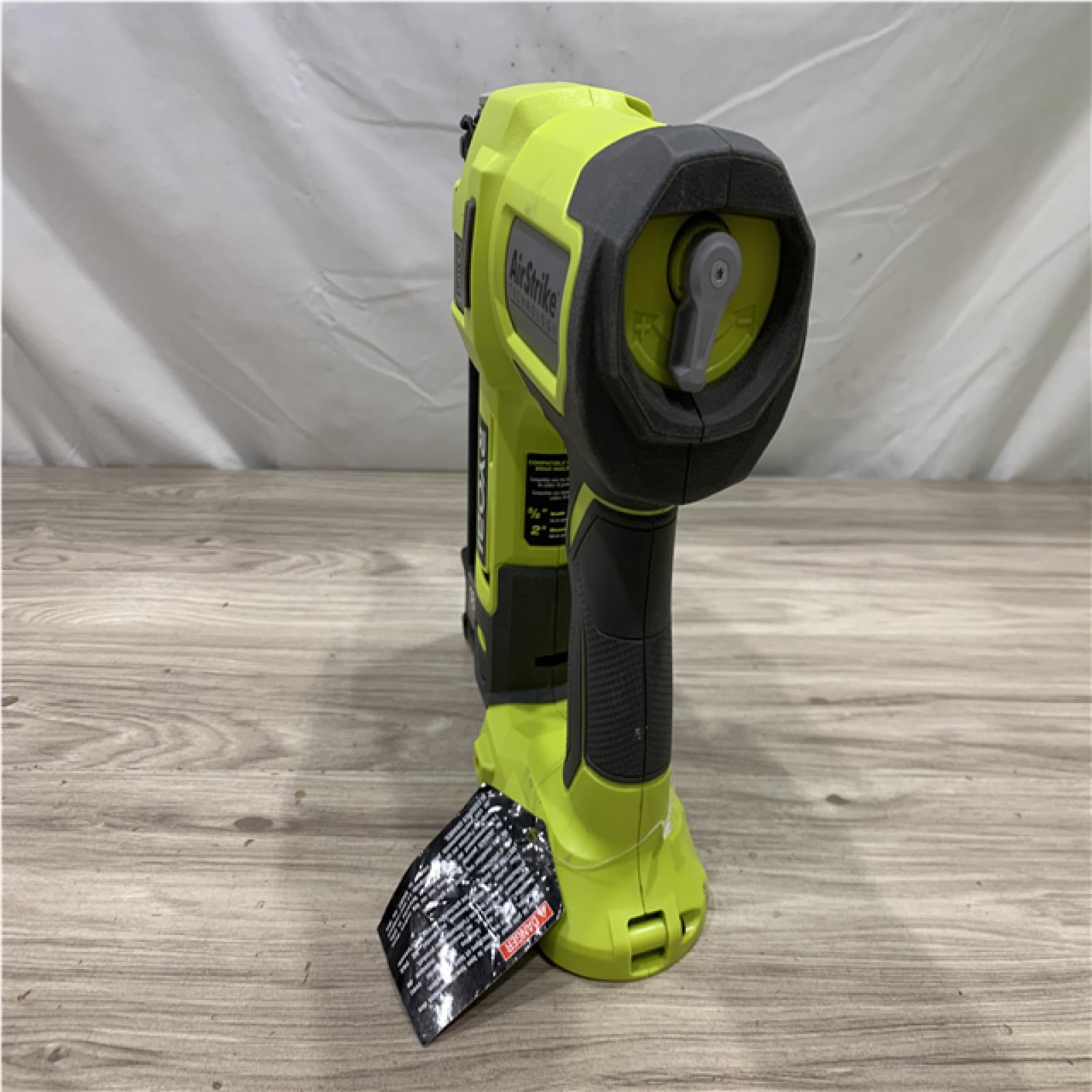 AS-IS RYOBI ONE+ 18V 18-Gauge Cordless AirStrike Brad Nailer (Tool Only)