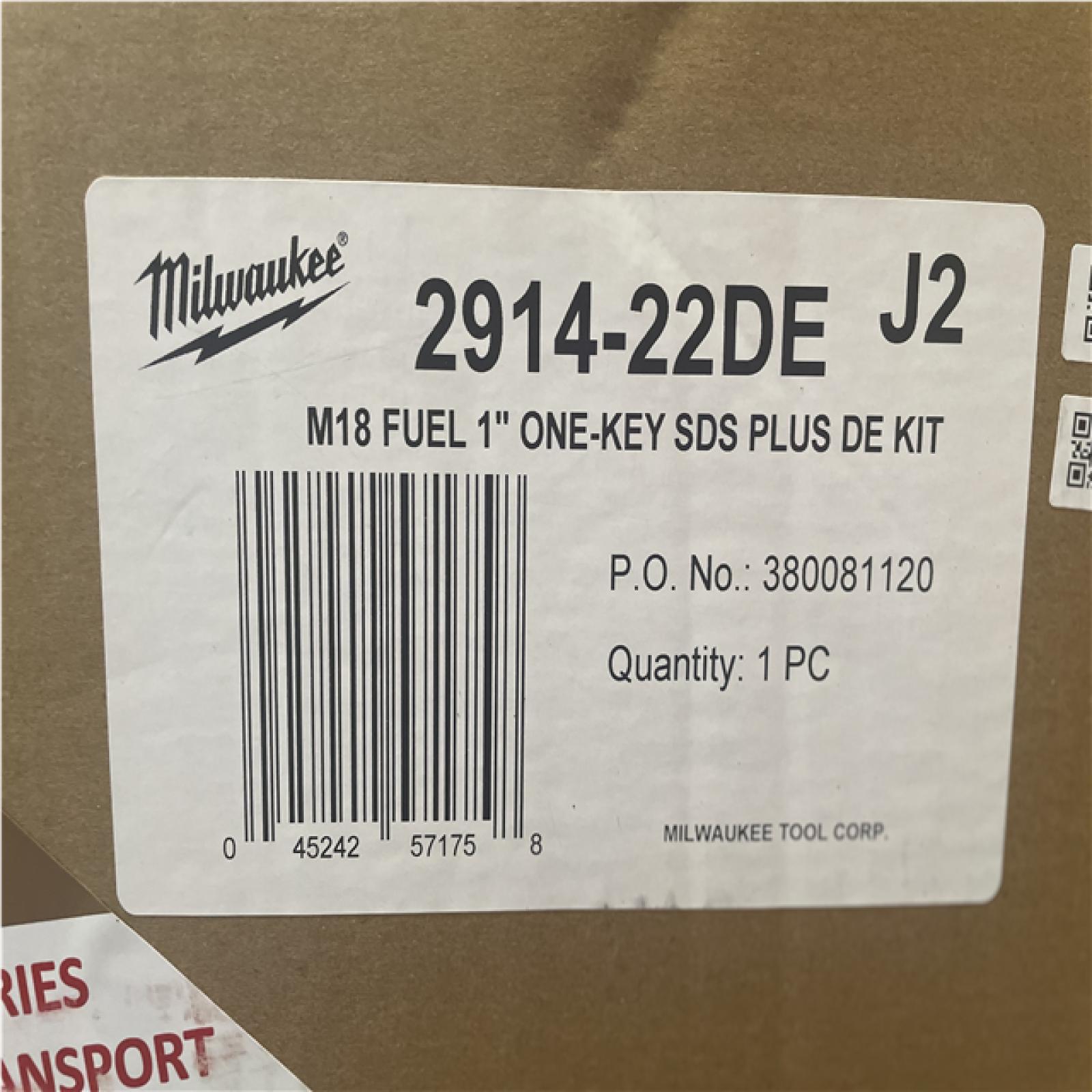 DALLAS LOCATION- NEW!- Milwaukee M18 18V Cordless 1 in. SDS-Plus Rotary Hammer Kit