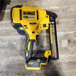 HOUSTON LOCATION - AS-IS DeWALT DCN681D1 20-Volt MAX 18ga Cordless Brushless Narrow Crown Stapler Kit w/ BATTERY & CHARGER