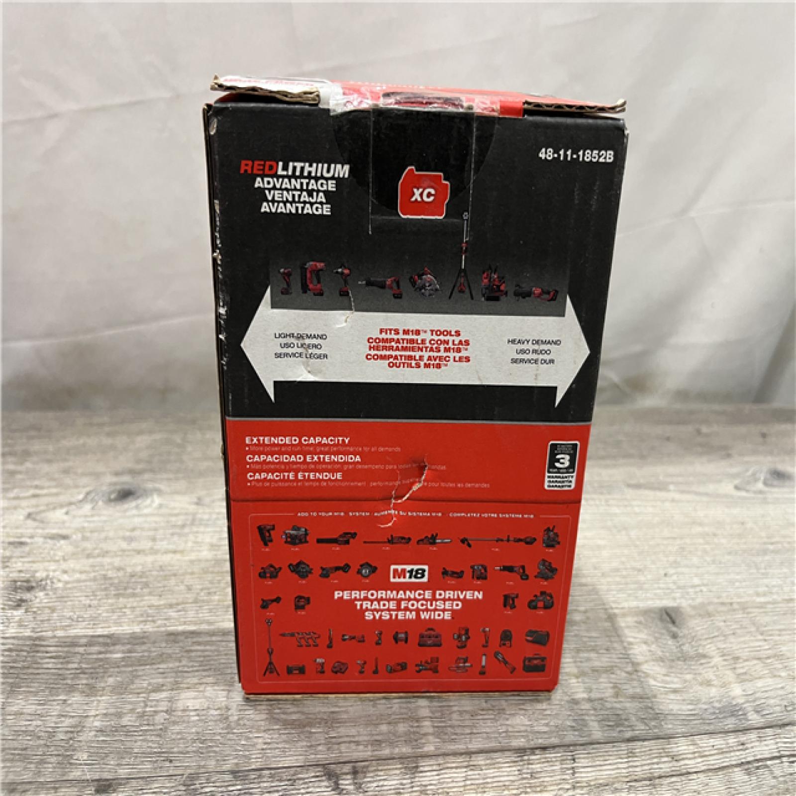 NEW - Milwaukee 18-Volt Lithium-Ion XC Extended Capacity 5.0 Ah Battery Pack (2-Pack)