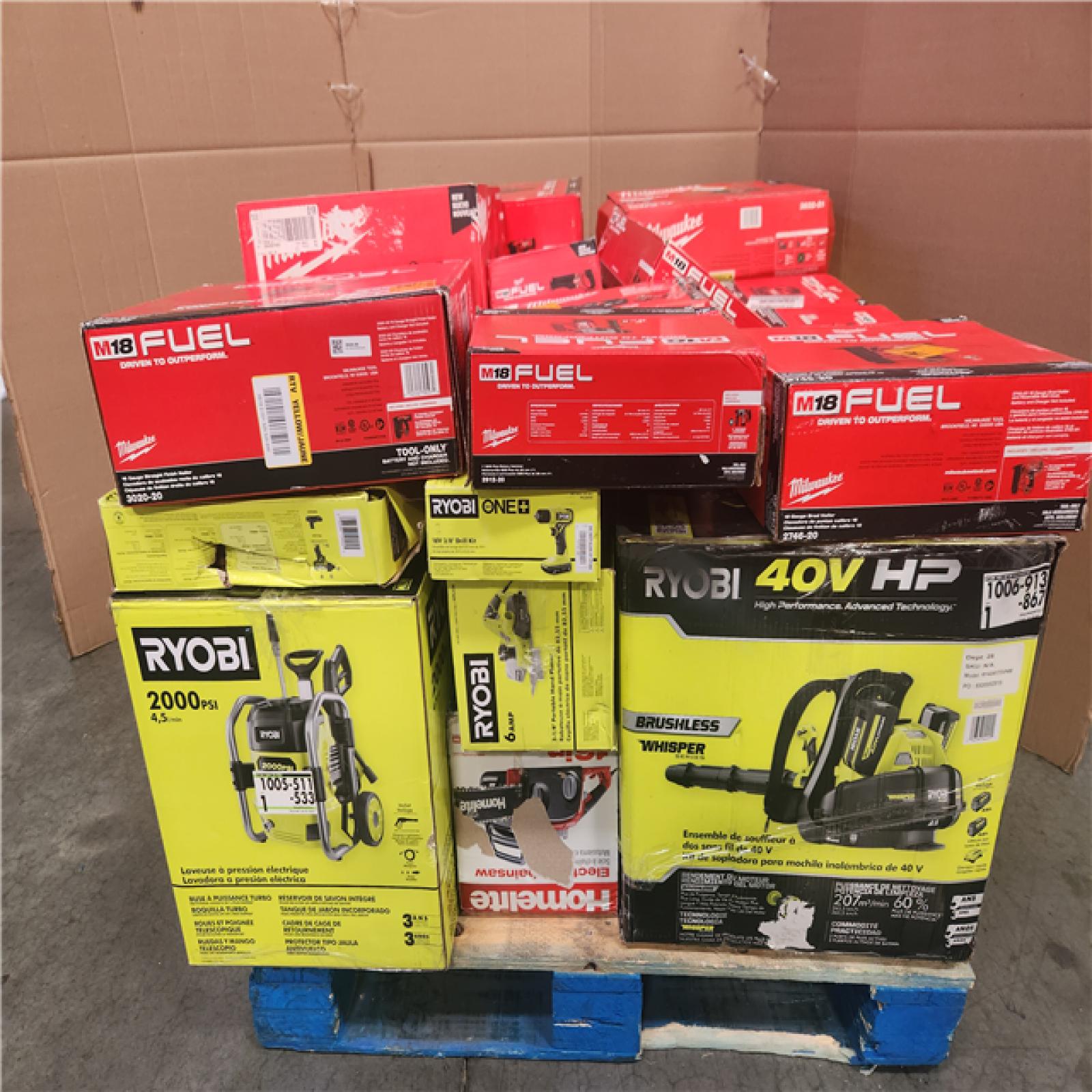 CALIFORNIA AS-IS TOOL PALLET