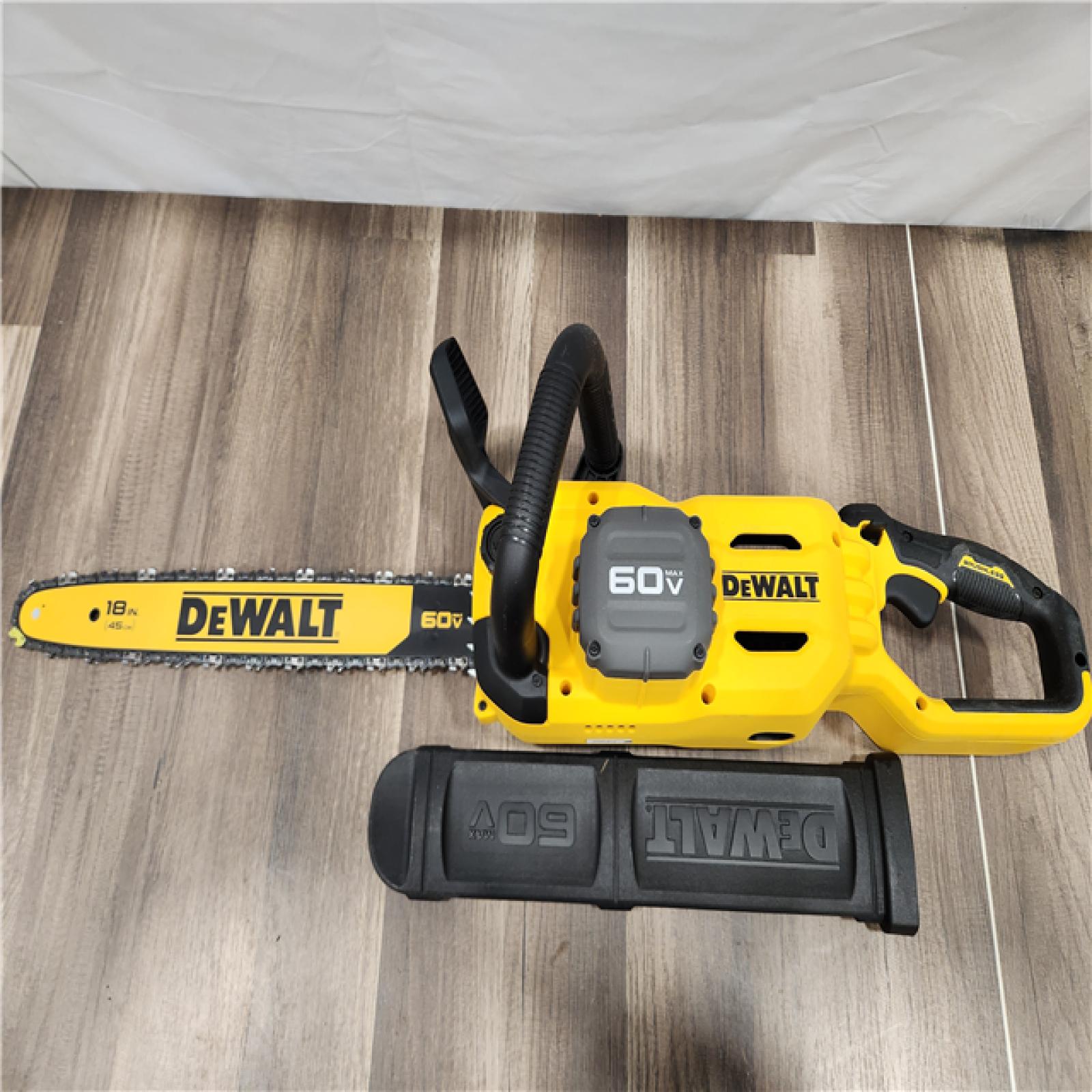 AS-IS - DEWALT FLEXVOLT 60V MAX Brushless Cordless 18 Chainsaw (Tool Only)