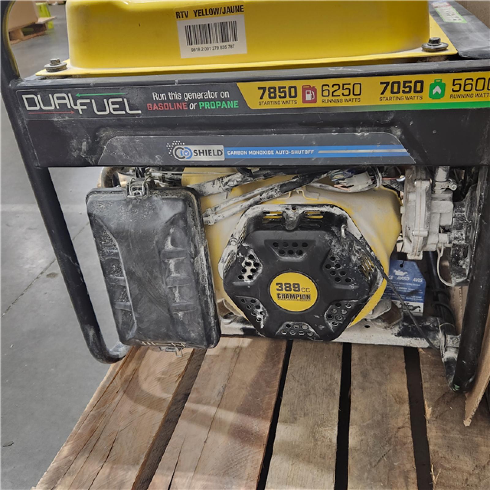 Dallas Location - As-Is Champion Power Equipment 7850/6250-Watt Gasoline Portable Generator