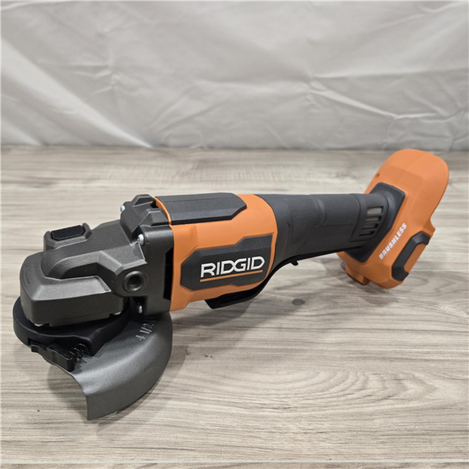LIKE NEW! - RIDGID 18V Brushless Angle Grinder (Tool Only)