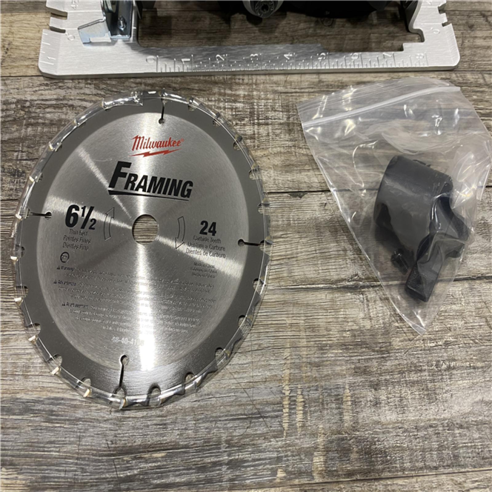 AS-IS Milwaukee 18V Lithium-Ion Cordless 6-1/2 in. Circular Saw (Tool-Only)