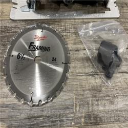 AS-IS Milwaukee 18V Lithium-Ion Cordless 6-1/2 in. Circular Saw (Tool-Only)