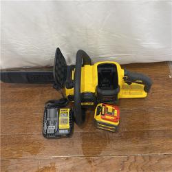 AS-IS DEWALT  FLEXVOLT 60V MAX 16in. Brushless Cordless Battery Powered Chainsaw Kit with (1) FLEXVOLT 2 Ah Battery & Charger