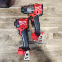 HOUSTON LOCATION - AS-IS (APPEARS LIKE NEW) MILWAUKEE M18 FUEL 18V Lithium-Ion Brushless Cordless Hammer Drill and Impact Driver Combo Kit (2-Tool) with 2 Batteries