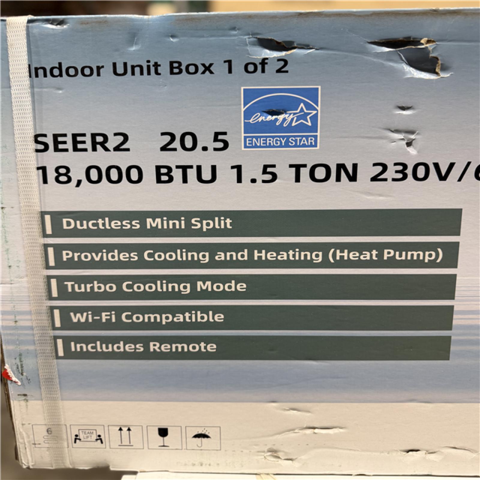 DALLAS LOCATION - NEW! BONAIRE DURANGO 18000 BTU 1.5 TON MINI SPLIT