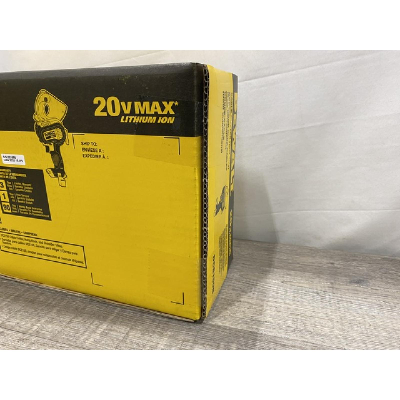 NEW - DEWALT 20V MAX Cordless Electrical Cable Cutting Tool (Tool Only)
