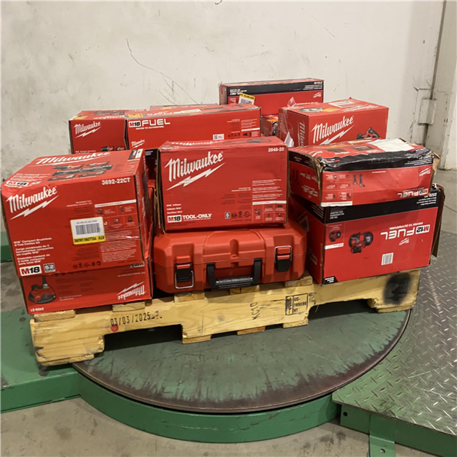 Dallas Location - As-Is MILWAUKEE Tool Pallet