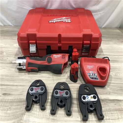 AS-IS MILWAUKEE 12-Volt Lithium-Ion Force Logic Cordless Press Tool Kit