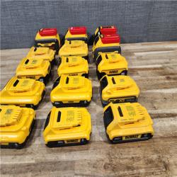 HOUSTON LOCATION - AS - IS DEWALT BATTERY PACK QTY - 15