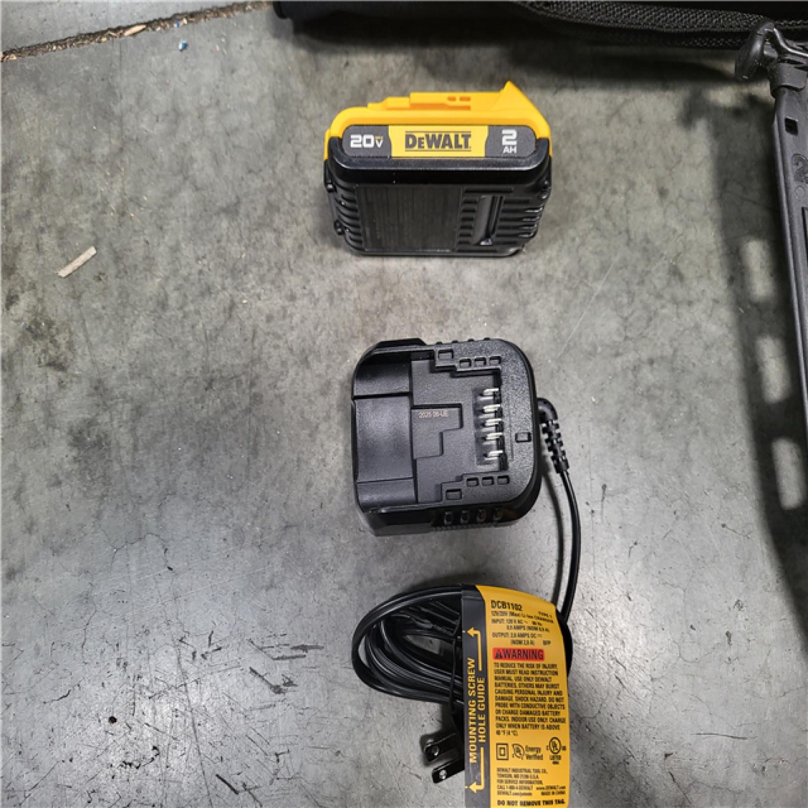 CALIFORNIA AS-IS LIKE NEW DEWALT 16 GA ANGLED FINISH NAILER