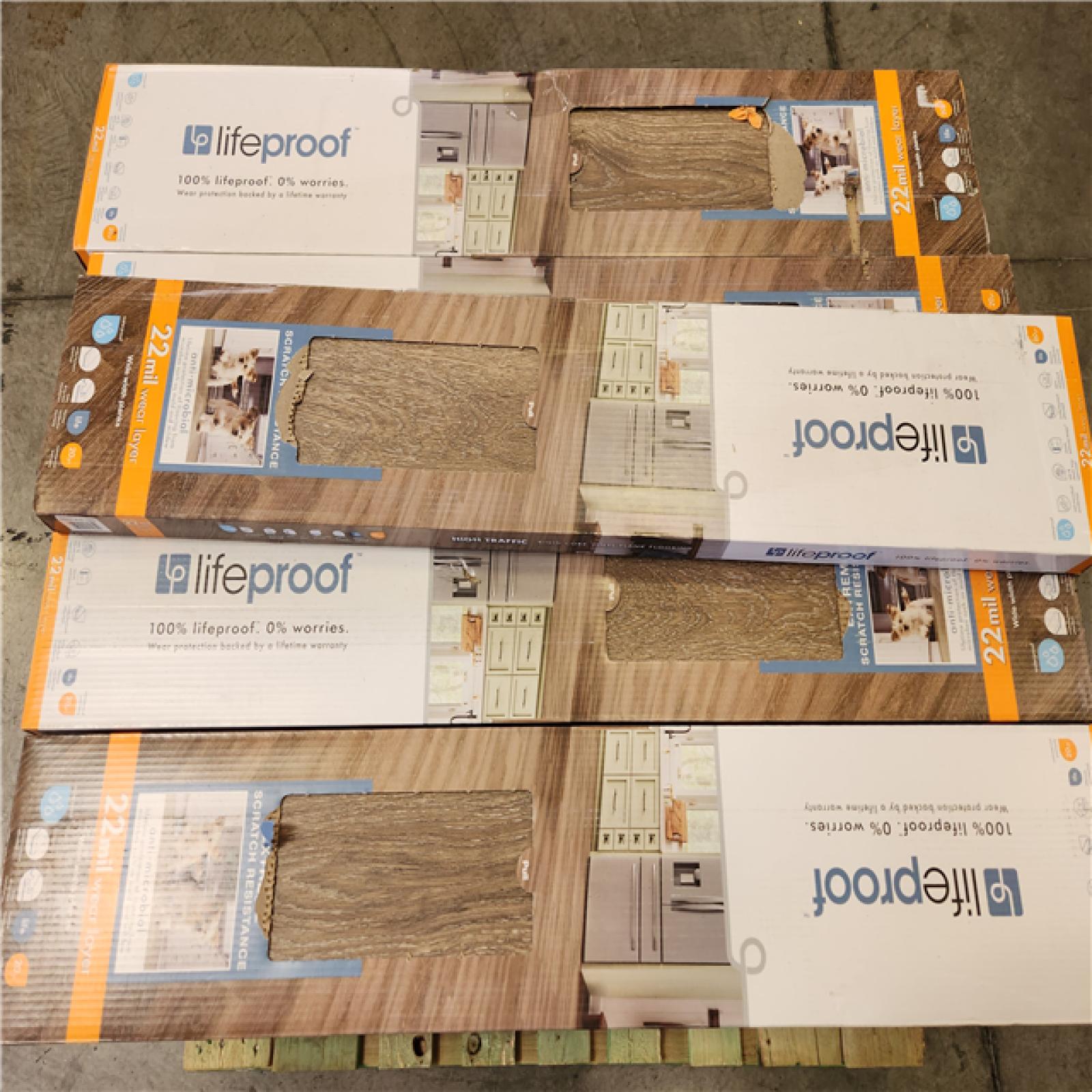 Phoenix Location NEW Lifeproof Eastmoor Chestnut 22 MIL x 8.7 in. W x 48 in. L Click Lock Waterproof Luxury Vinyl Plank Flooring (824 sq. ft. 41 case)
