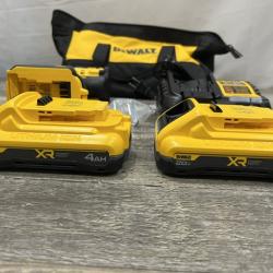 AS-IS DEWALT 20V XR Lithium-Ion Cordless Brushless 1/2 in. Drill/Driver Kit