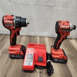 AS-IS- Milwaukee M18 Compact Brushless 2-Tool Combo Kit