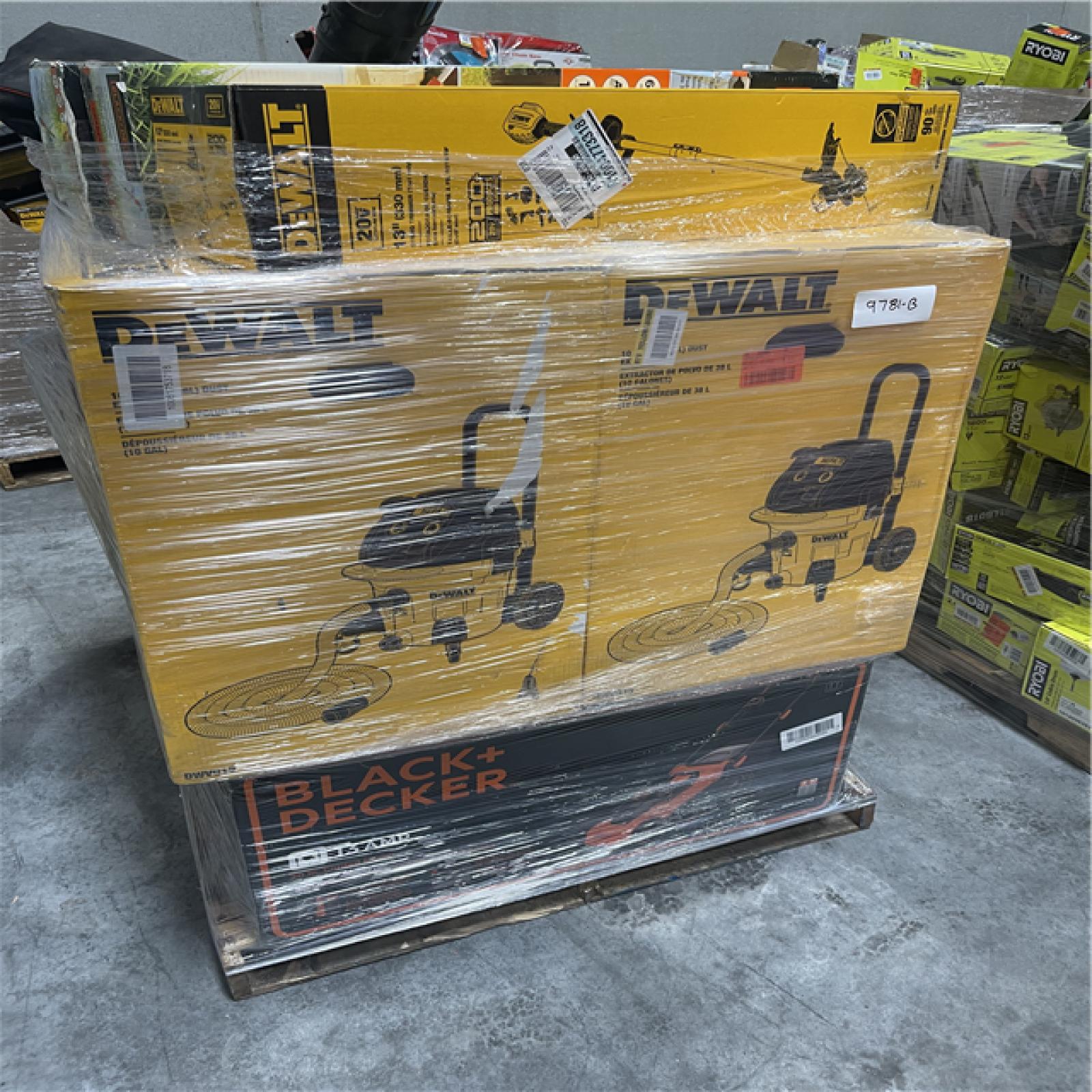 Atlanta Location As-Is Power Tools Partial Truckload (13 Pallets) 9781-B