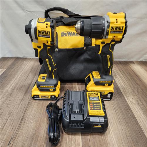 AS-IS- DeWalt 2-Tool Combo Kit W/ (2) BATTERY & CHARGER