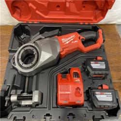 AS-IS Milwaukee Tool Power Pipe Threaders; Type: Cordless Pipe Threader ; Maximum Pipe Capacity: 2in ; Voltage: 18; 18V ; Voltage: 18V ; Spindle Speed: 41