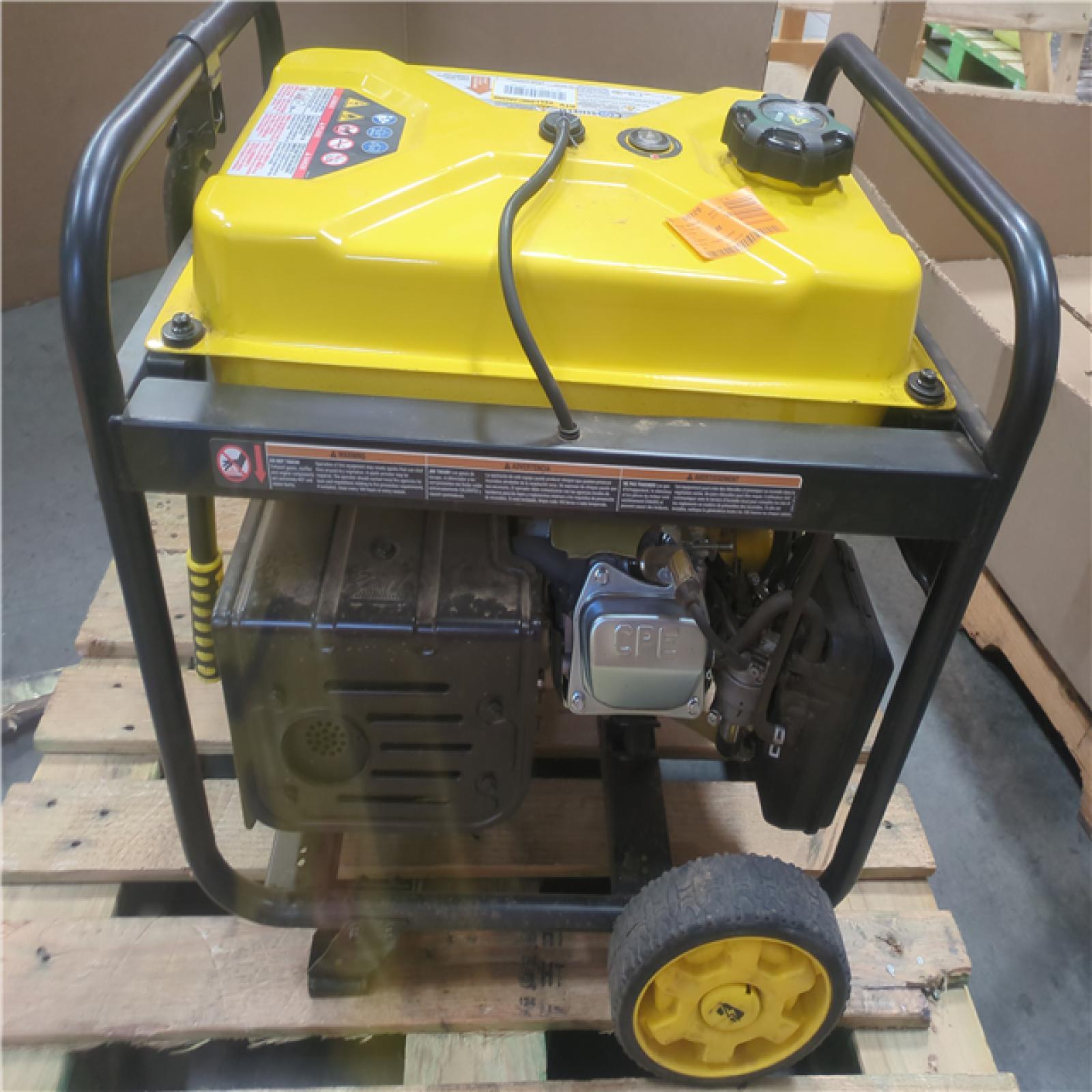 CALIFORNIA AS-IS GENERAC PORTABLE POWER GENERATOR