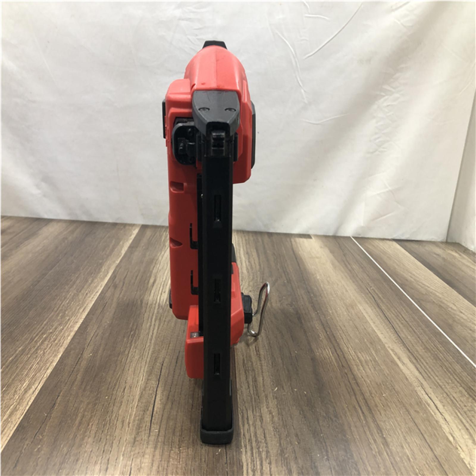 AS-IS Milwaukee FUEL 18-Volt Lithium-Ion Brushless Cordless 18-Gauge 1/4 in. Narrow Crown Stapler (Tool-Only)