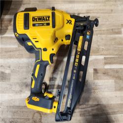 HOUSTON LOCATION - AS-IS DEWALT 20V MAX XR 16-Gauge Electric Cordless Angled Finishing Nailer Kit