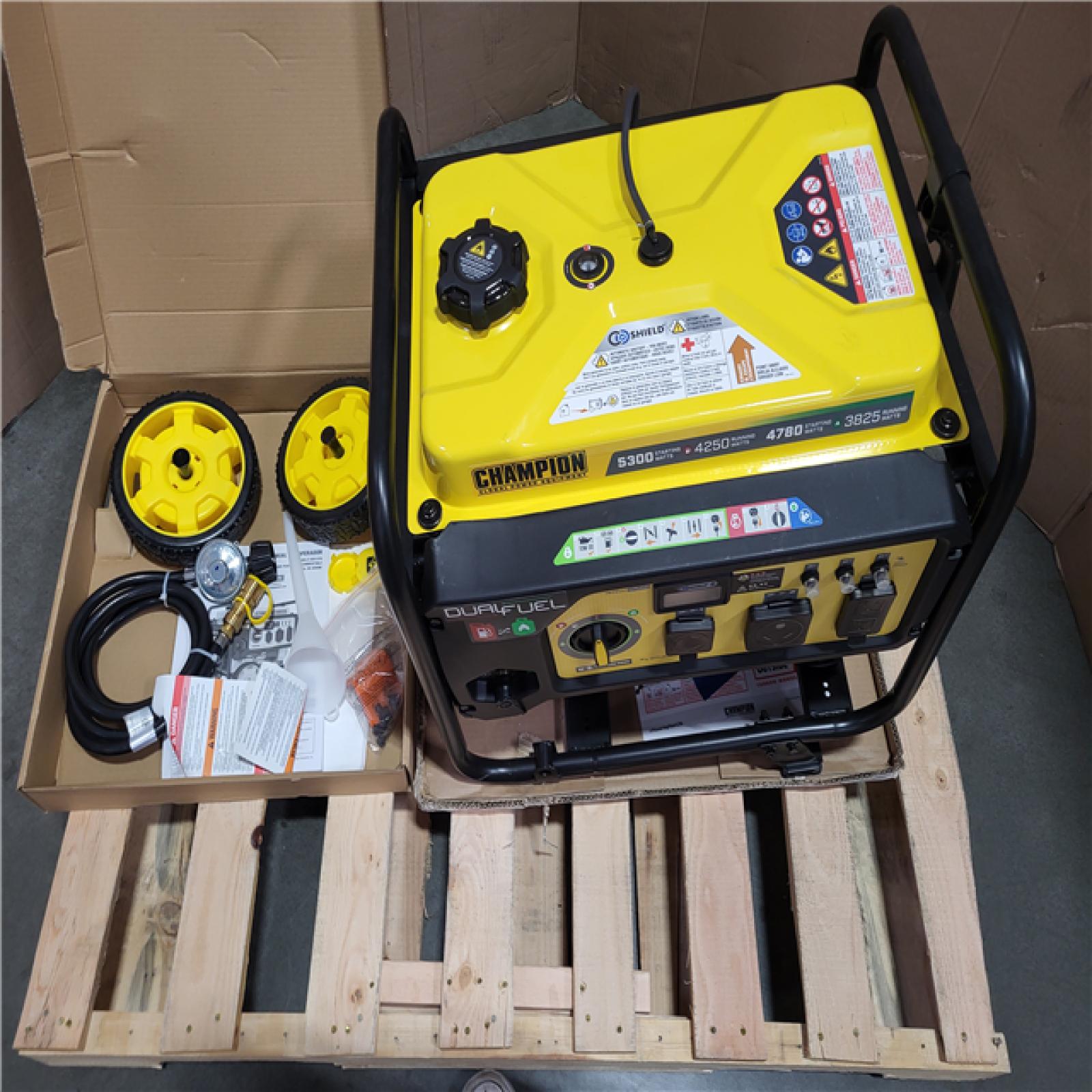 CALIFORNIA AS-IS CHAMPION PORTABLE GENERATOR