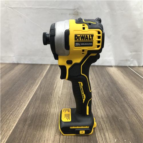 AS-IS DEWALT ATOMIC 20V MAX Cordless Brushless Compact 1/4 in. Impact Driver (Tool Only)