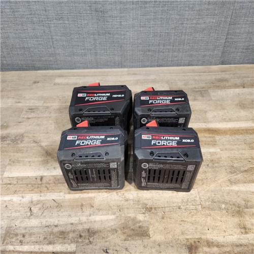 HOUSTON LOCATION - AS-IS MILWAUKEE FORGE BATTERY PACK QTY - 4