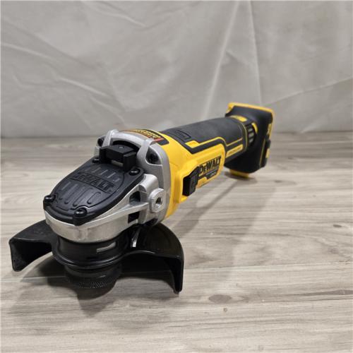 AS-IS DeWalt DCG405B 20V Max XR 4.5-Inch Slide Switch Small Angle Grinder (Tool Only)