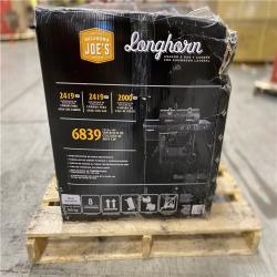 DALLAS LOCATION -OKLAHOMA JOE'S Longhorn Combo 3-Burner Charcoal and Gas Smoker Grill in Black with 1,060 sq. in. Cooking Space